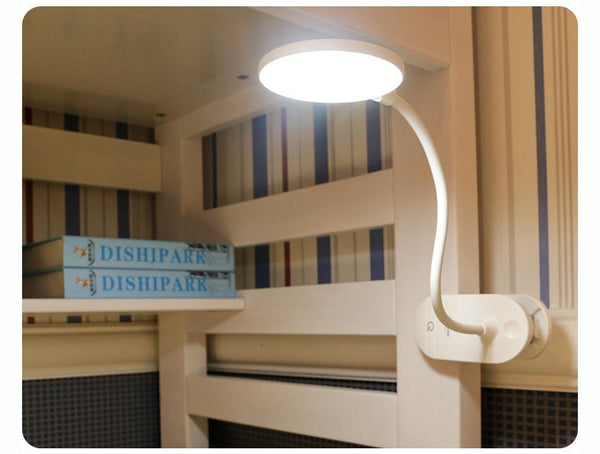 STEVVEX Clip Wireless Table Lamp For Study With 3 Modes Touch Rechargeable LED Reading Desk Lamp USB Table Light Flexo Lamps Table Reading Lamp with Clip for Desk and  Bed