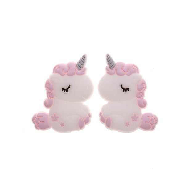 Silicone Unicorn Teether Beads Cute Cartoon Rodent BPA Free Baby Teething Toy For Baby and Kids