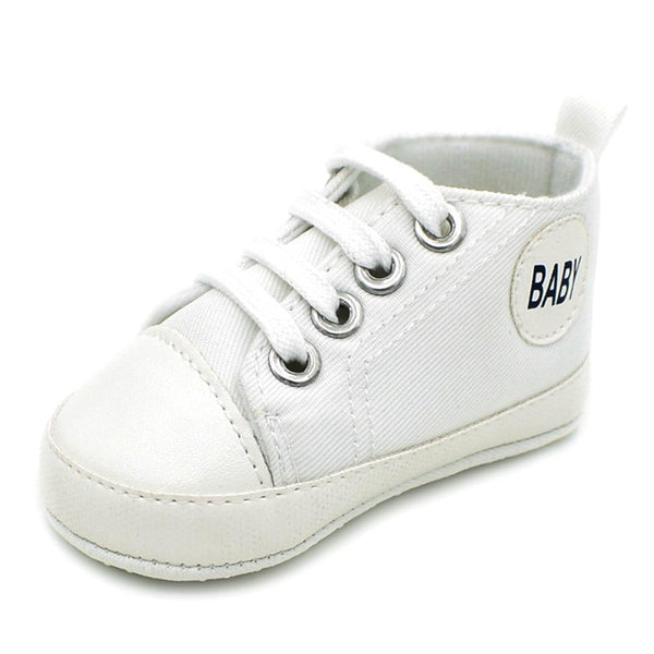 Classic Canvas Newborn Baby Boys Girls First Walkers Toddler Soft Sole Anti-slip Sneakers