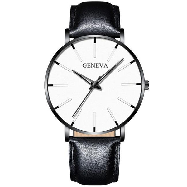 Minimalist Men's Fashion Ultra Thin Watch Simple Men Business Stainless Steel Mesh Belt Quartz Watch Relogio Masculino