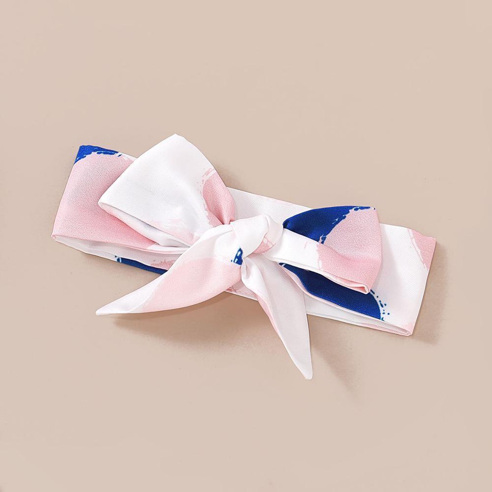 Baby Girl Dress Cute Dot Sleeveless Newborn Bowknot Dress with Headband Set Princess Baby Girl Party Clothes In Modern Design