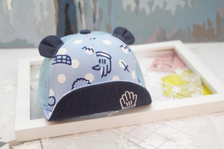 Baby Sun Hat Cotton Cartoon Baby Summer Cap Infant Soft Baseball Cap For Girls And Boy