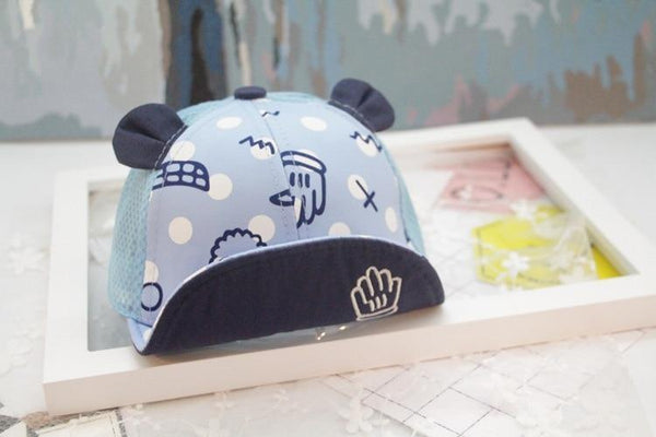 Baby Sun Hat Cotton Cartoon Baby Summer Cap Infant Soft Baseball Cap For Girls And Boy