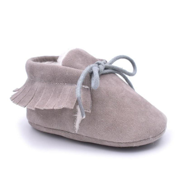 Cute Baby Infants Shoes Dot Knitting Boots Casual Non-slip Soft Soled Walking Shoes
