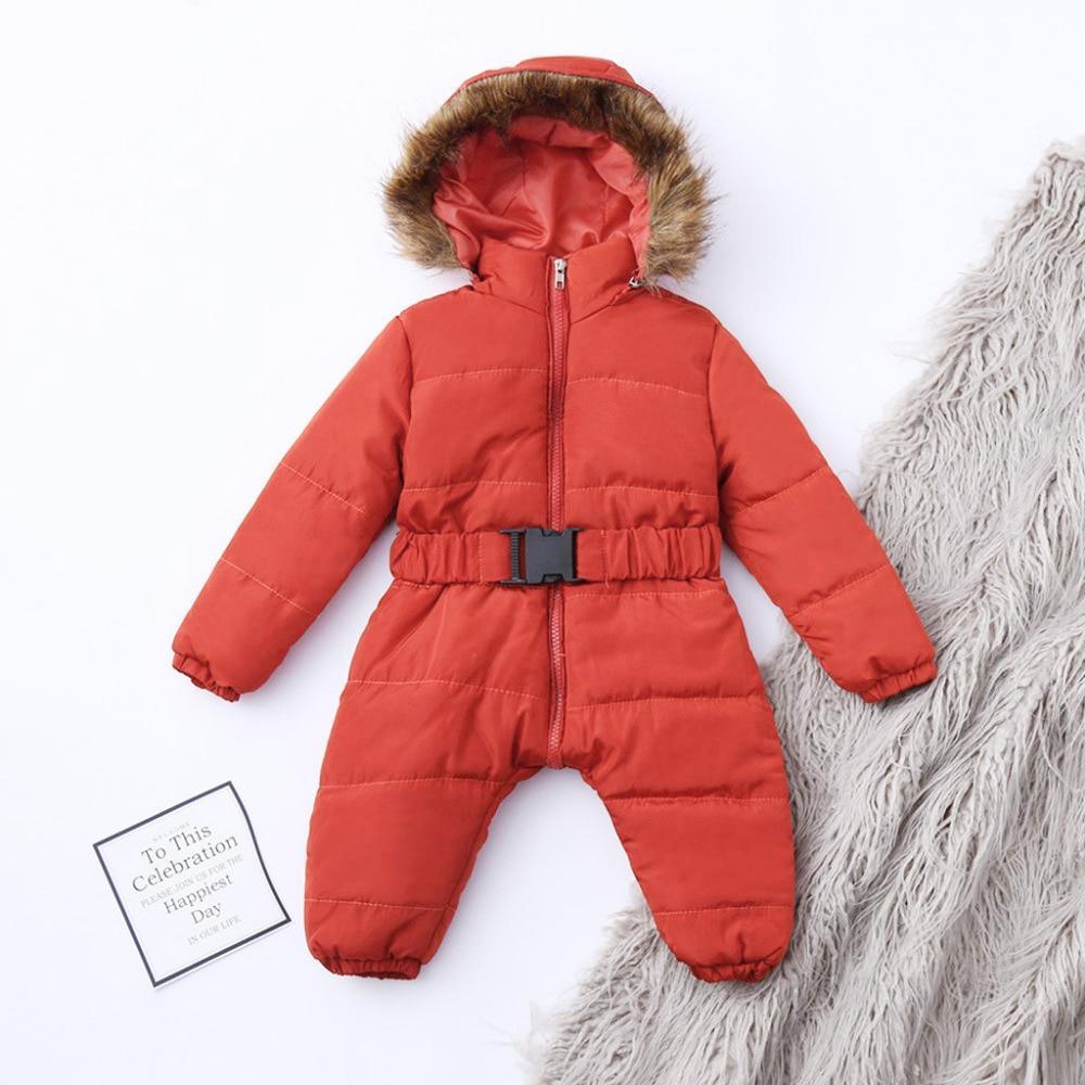 Winter Clothes For Infant Baby Hooded Warm Thick Snowsuit Jumpsuit Romper for Boys and Girls  Style