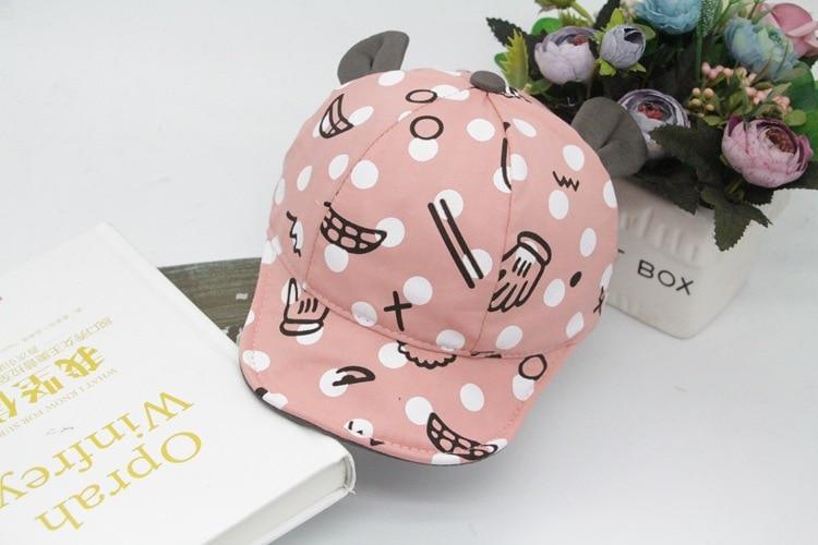Baby Sun Hat Cotton Cartoon Baby Summer Cap Infant Soft Baseball Cap For Girls And Boy