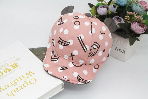 Baby Sun Hat Cotton Cartoon Baby Summer Cap Infant Soft Baseball Cap For Girls And Boy