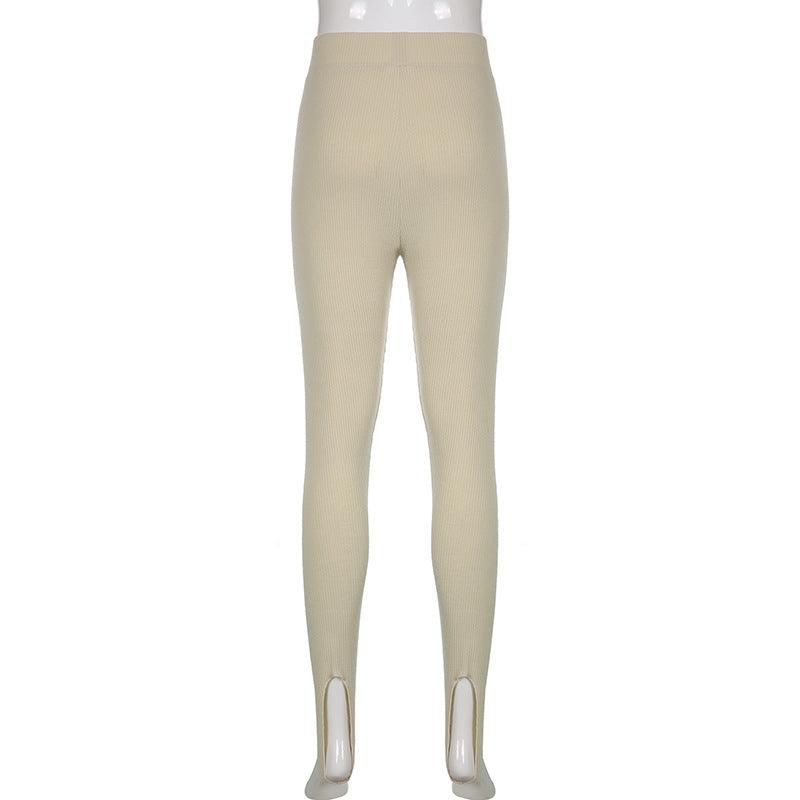 Elegant High Waist Cotton Fitness Basic Pants Casual Spring New Female Skinny Leggings Women Seamless Fitness Leggings Women Seamless Push Up Leggings Workout Pants Breathable Pants