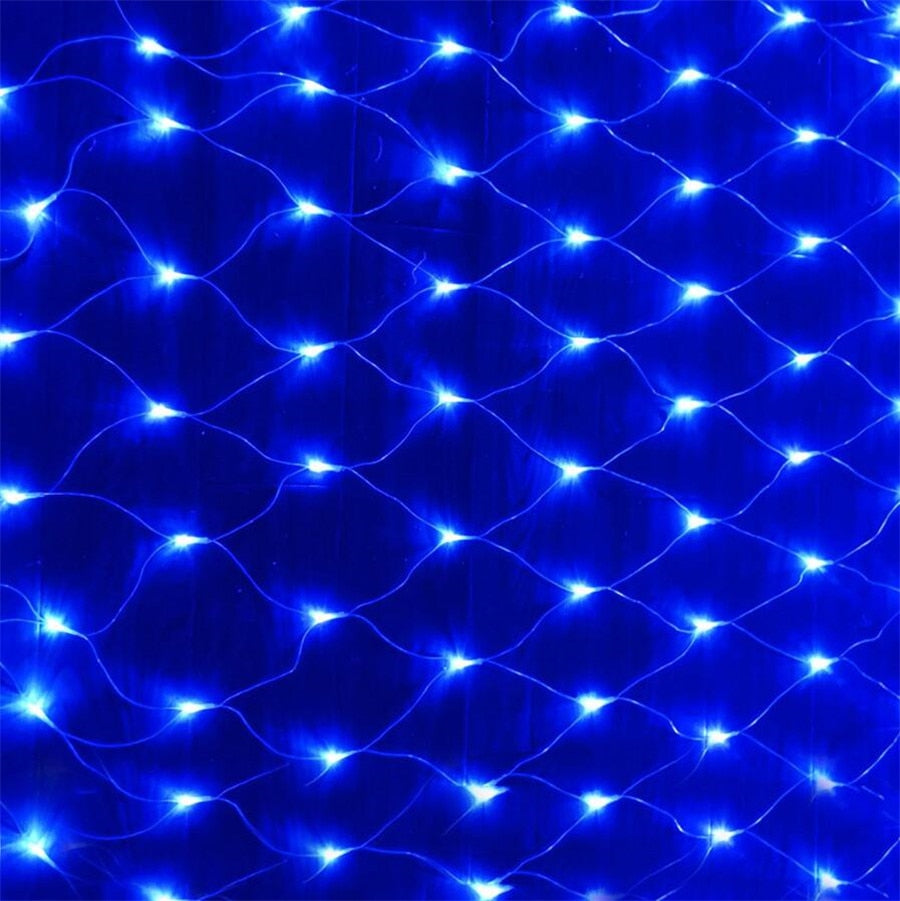 1.5*1.5M 3x2M 10x1M 6X4M Christmas Net Light Outdoor LED Net Mesh String Light Garden Holiday Party Wedding Fairy Light Garland