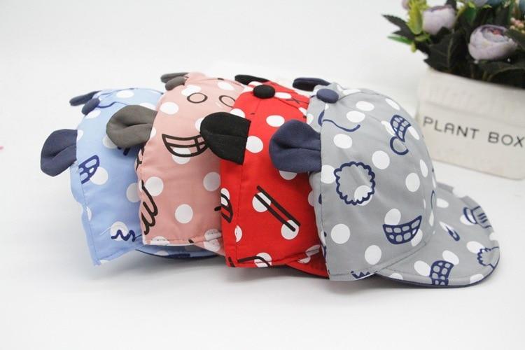 Baby Sun Hat Cotton Cartoon Baby Summer Cap Infant Soft Baseball Cap For Girls And Boy
