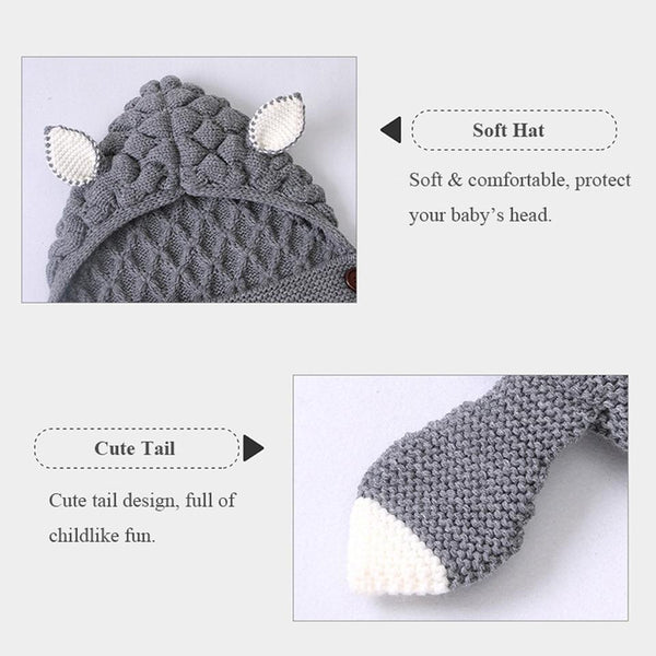 Stevvex Knitted Newborn Baby Blanket Baby Sleeping Bags Stroller Bedding Warm Swaddle Wrap