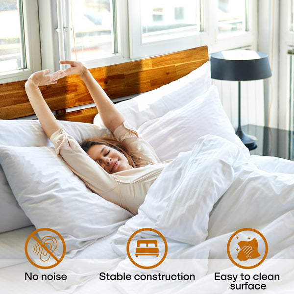 Acacia Aurora Solid Wood Bed Frame