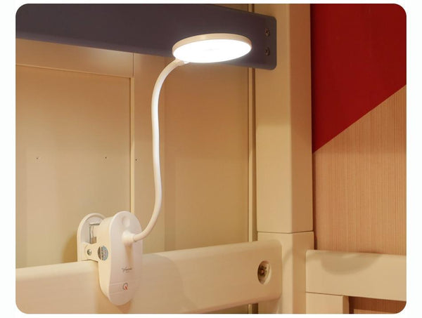 STEVVEX Clip Wireless Table Lamp For Study With 3 Modes Touch Rechargeable LED Reading Desk Lamp USB Table Light Flexo Lamps Table Reading Lamp with Clip for Desk and  Bed