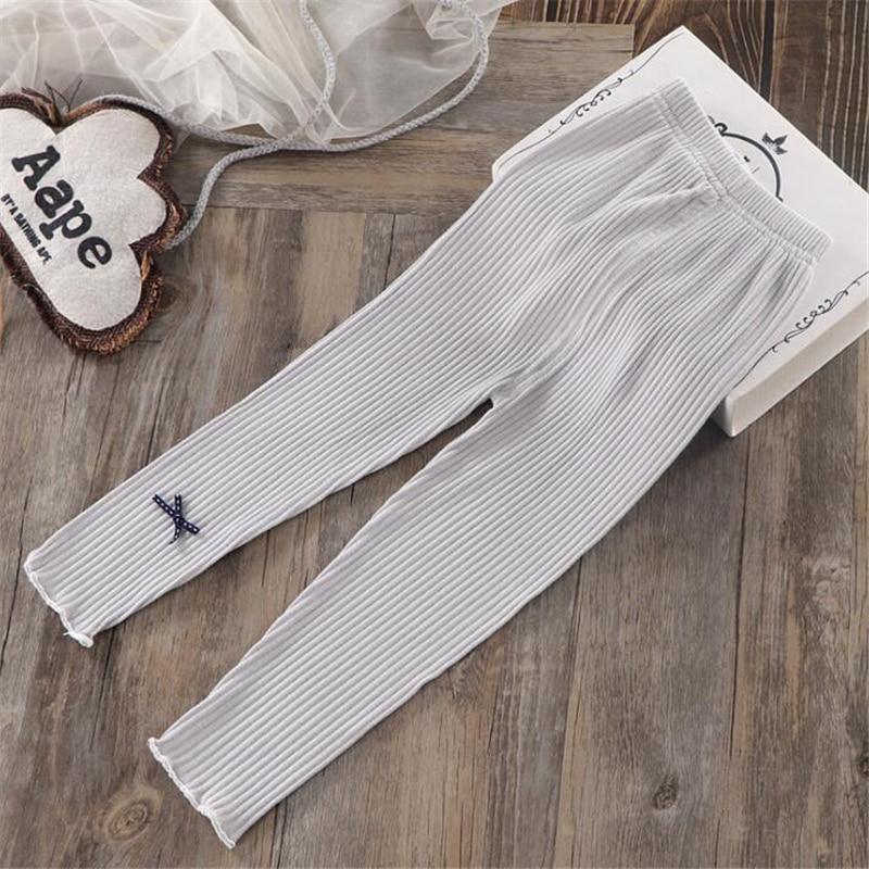 Newborn Baby Girls Pants Thin Spring Autumn Kids Girls Long Trousers Bow Girls Leggings Children Pants
