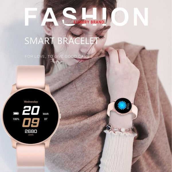 New Waterproof Smart Watch For Women With Heart Rate Monitoring Health Smart Watch Options and Pedometer Fitness Tracker Smart Bracelet For Sport and Fitness