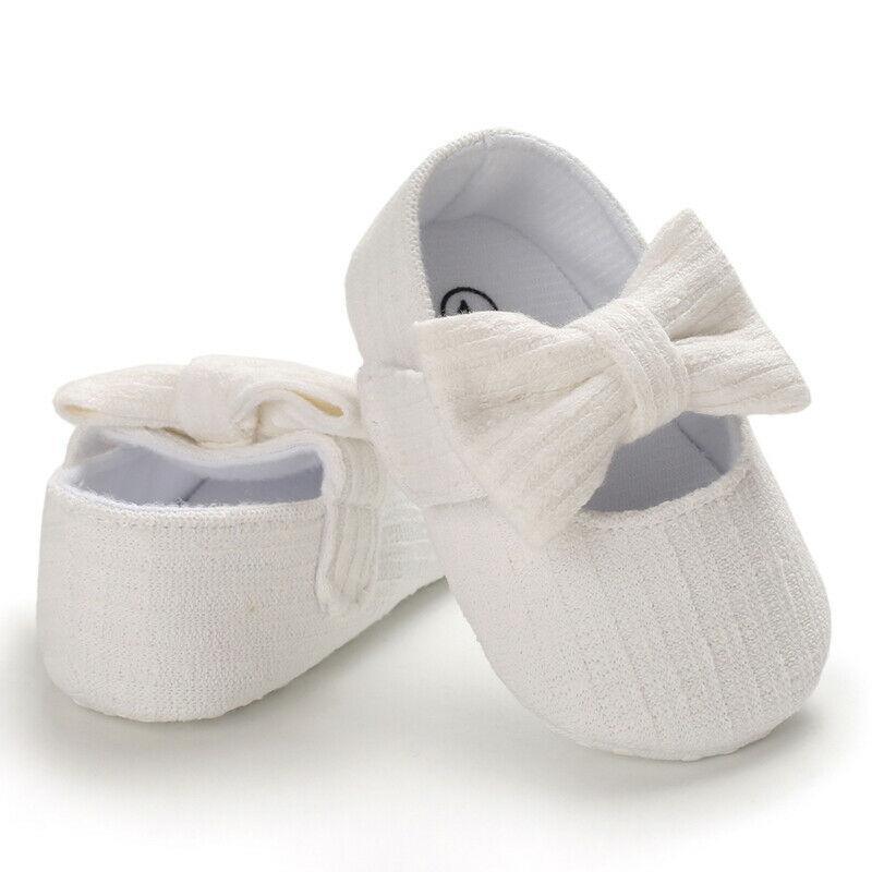Baby Girls First Walkers Bow Knot Solid Soft Shoe Footwear For Baby Girl Breathable Shoes