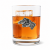 Running Horse Double Old Fashion Bar Glass