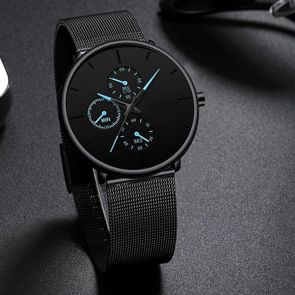 Relogio Masculino Unisex  Woman and Men Quartz Watch In Casual Slim Mesh Style Designer Sport Watch