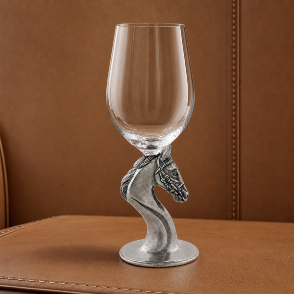 Horse Head Wine Glass