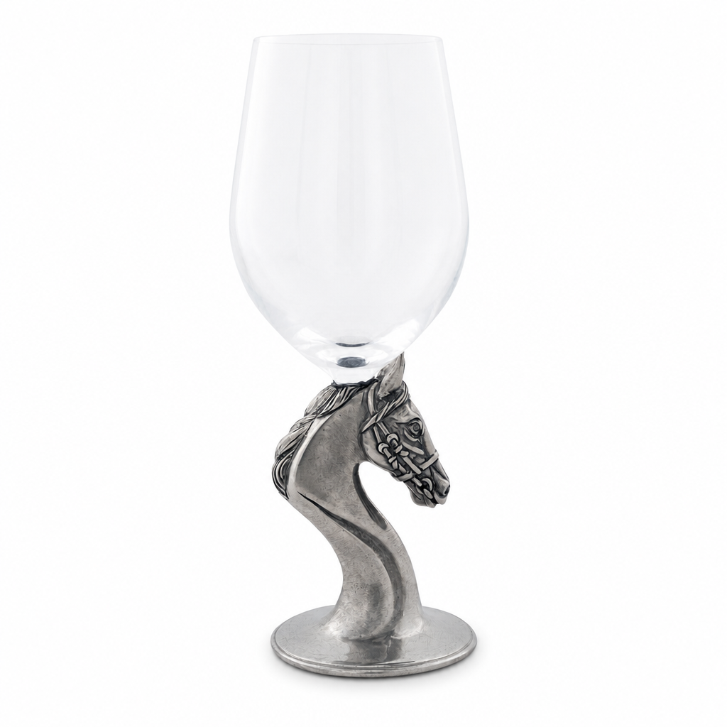 Horse Head Wine Glass