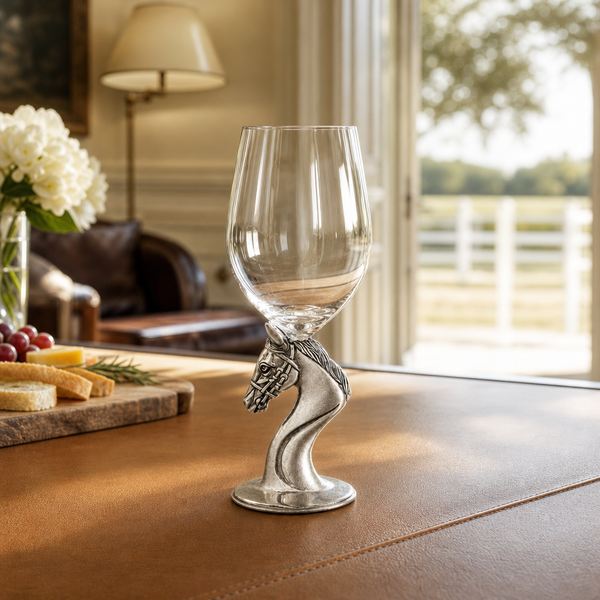 Horse Head Wine Glass