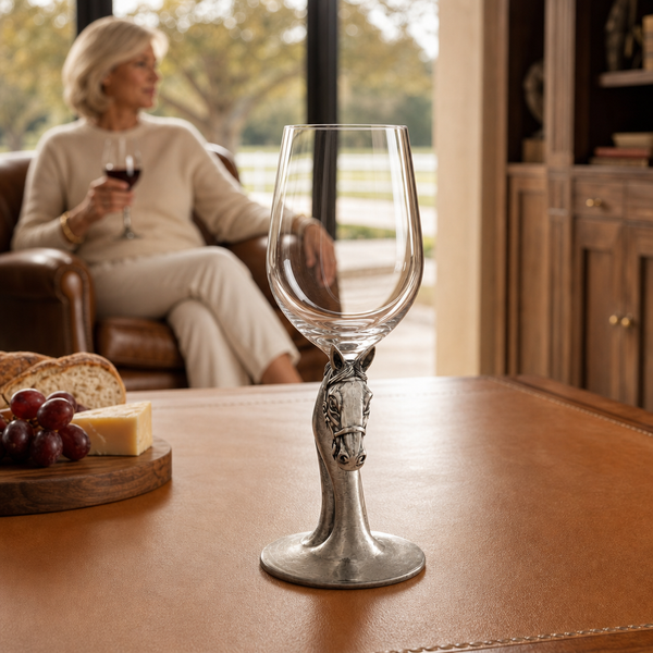 Horse Head Wine Glass