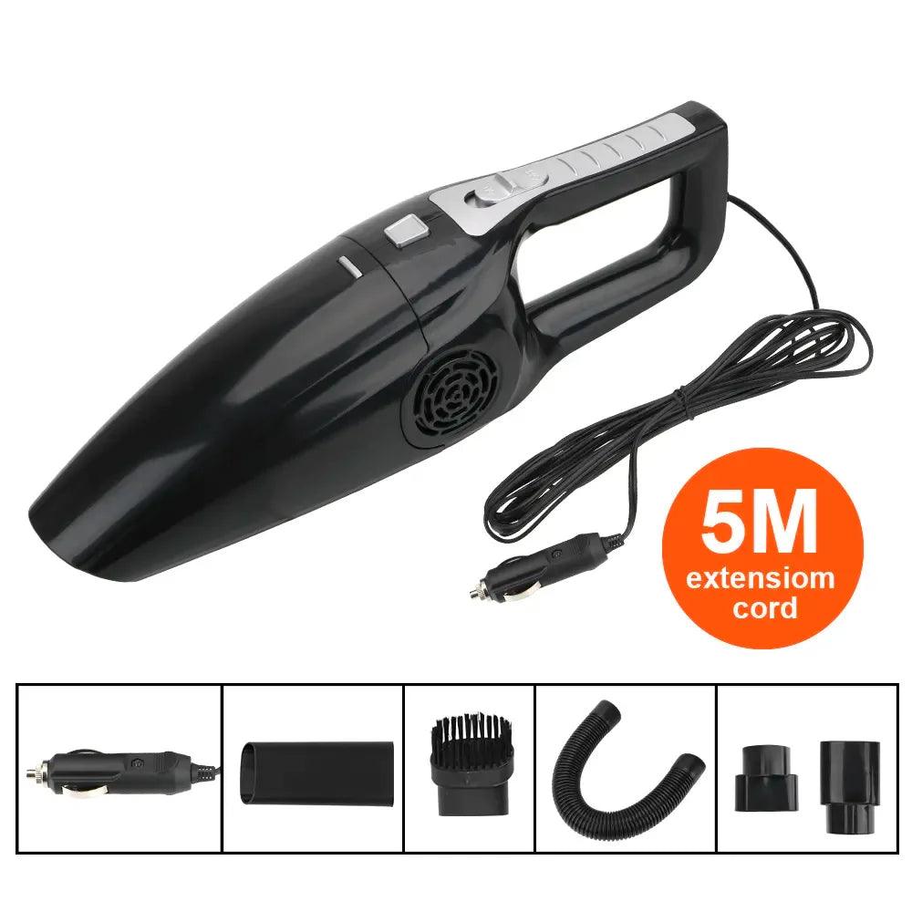 Car Vacuum Cleaner Portable Wet And Dry dual-use Vacuum Cleaner Powerful Handheld Mini Vacuum Cleaners High Suction 12V 120W - Gifts for You 'n Me