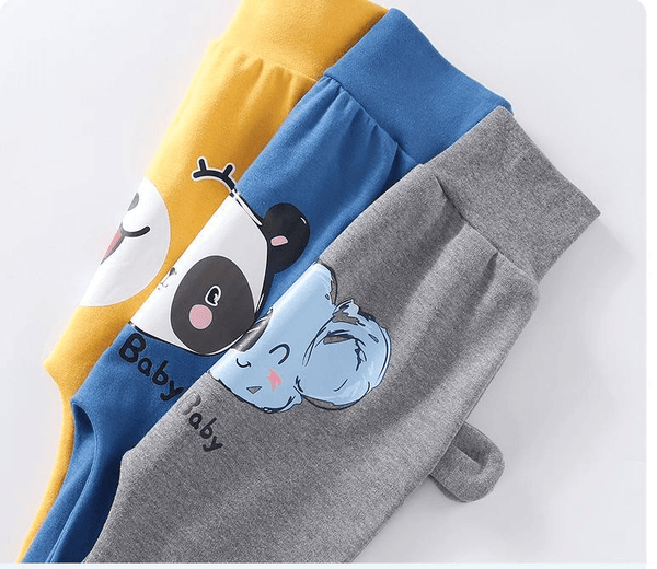 Kids Clothes Baby Boys Girls PP Pants Newborn Toddler Baby Pants For Children In Casual Clothing Style With Bear Design and Bears Ears Like Details