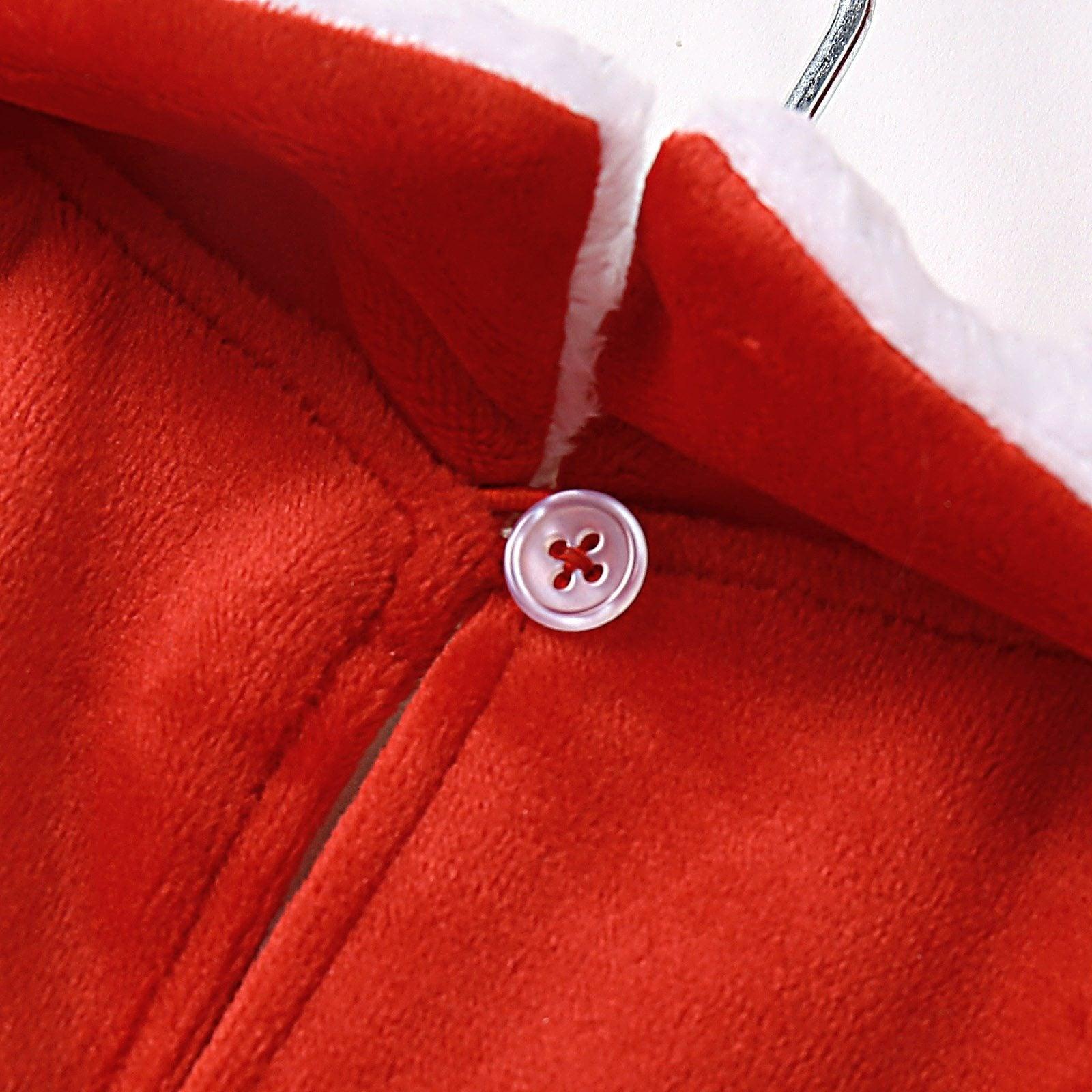 Christmas Princess Dress and Bowknot Hat Outfits Newborn  Perfect Gift For Baby Girl