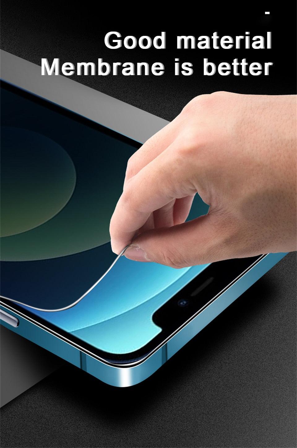 Anti Spy Ceramic Film For Iphone 13 12 11 Pro Max Mini Xr Xs Max Se 2020 8 6s 7 6 Plus Se3 Mobile Phone Screen Protector  Anti-scratch, Ultra-clear Screen Protector Film For Iphone