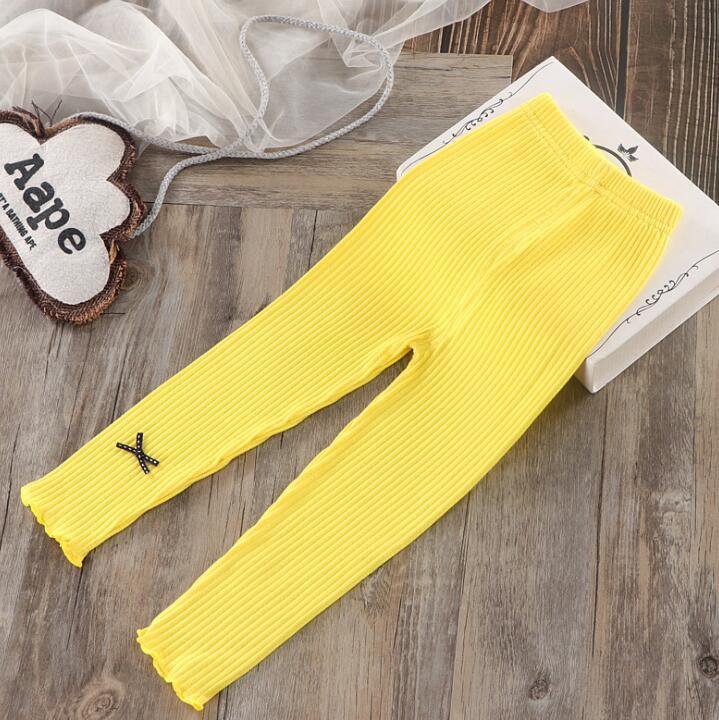 Newborn Baby Girls Pants Thin Spring Autumn Kids Girls Long Trousers Bow Girls Leggings Children Pants