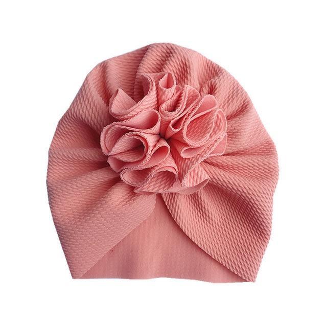 Modern New Lovely Flower Baby Girl Hat Turban Newborn Baby Cap Bonnet Kids Hat For Girls Baby In Trend Design