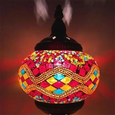 New style Turkey Ethnic Customs Handmade Lamp Romantic Cafe Restaurant Bar Tree Pendant Light Bar Mosaic Pendant Lamp
