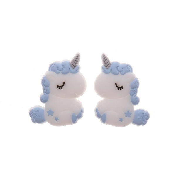 Silicone Unicorn Teether Beads Cute Cartoon Rodent BPA Free Baby Teething Toy For Baby and Kids