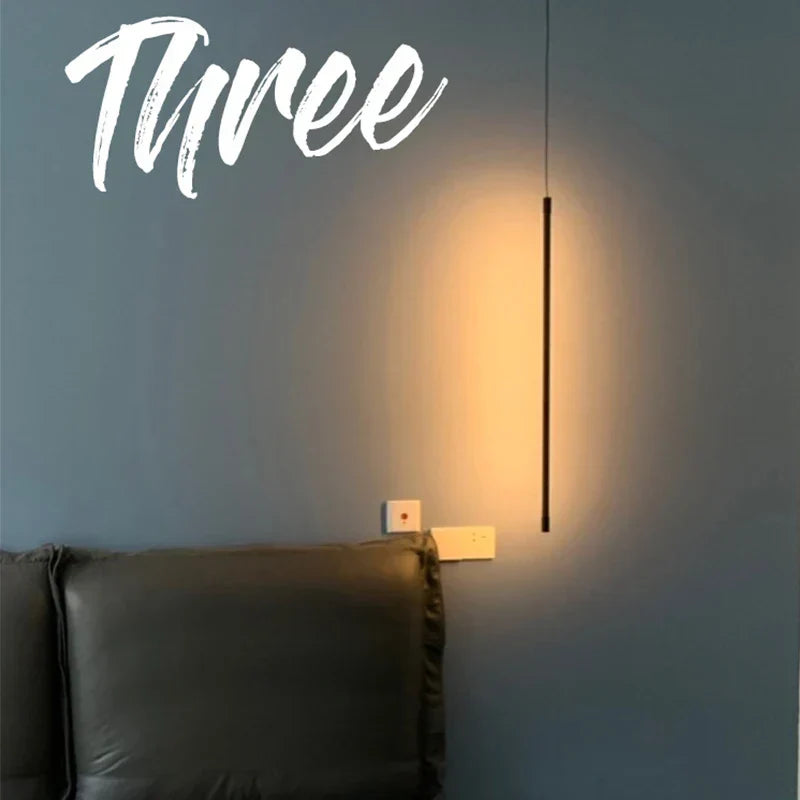 Black Line Chandelier