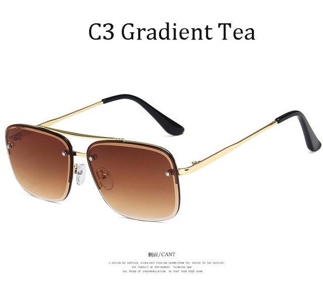 Luxury NEW TREND Classic Fashion Cool Men Sunglasses Brand New Vintage Design UV400 Oculos De Sol