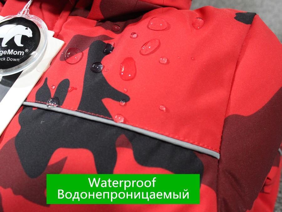 Modern Trend NEW Children's Clothing Jacket Snow Wear Coat Jumpsuit for Girls And Boys Winter Ski Suit For Kids