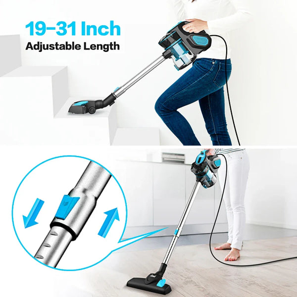 Vacuum Cleaner  18Kpa Powerful Suction 600W Motor Stick Handheld Vaccum Cleaner BLAKHOM