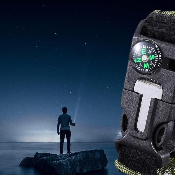 Military Survival  Men Watch With Compass/whistle /scraper/Waterproof 30M Outdoor Men Sports G Style -Shock Watch Relogio Masculino