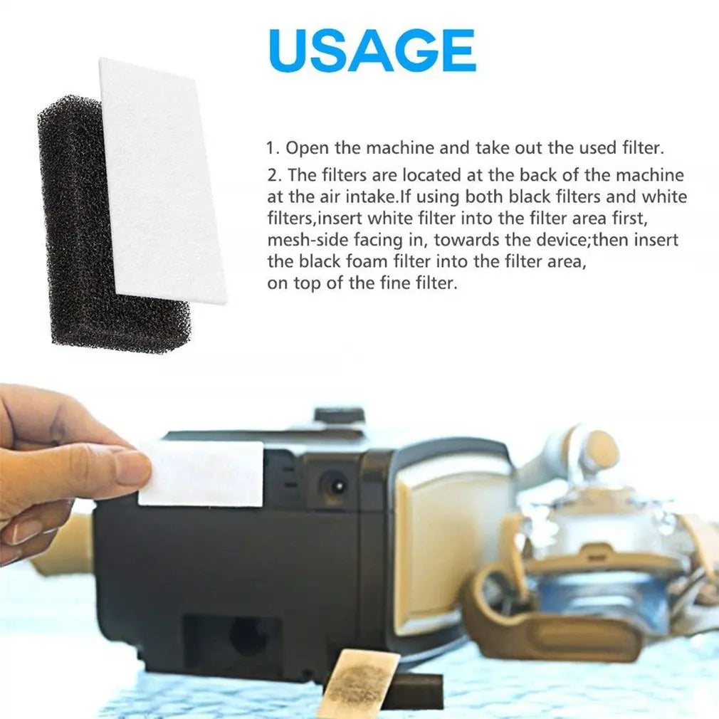 Ventilator 557/567 dust filter cotton Filter Air filter membrane filter CPAP air filter clean  filter 20 pcs