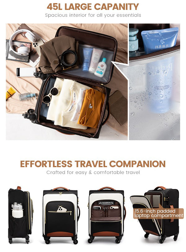 The Zymora™ Prime Suitcase by Camel Mountain – 45L, Fits Up To 16