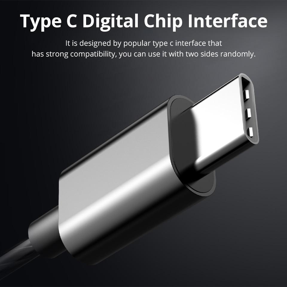 STEVVEX Wired Earphone Headphones with Microphone Dual Driver Phone Earphones Type C Ear phones