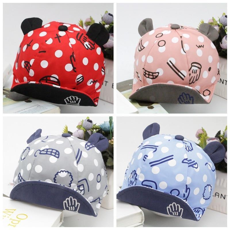 Baby Sun Hat Cotton Cartoon Baby Summer Cap Infant Soft Baseball Cap For Girls And Boy