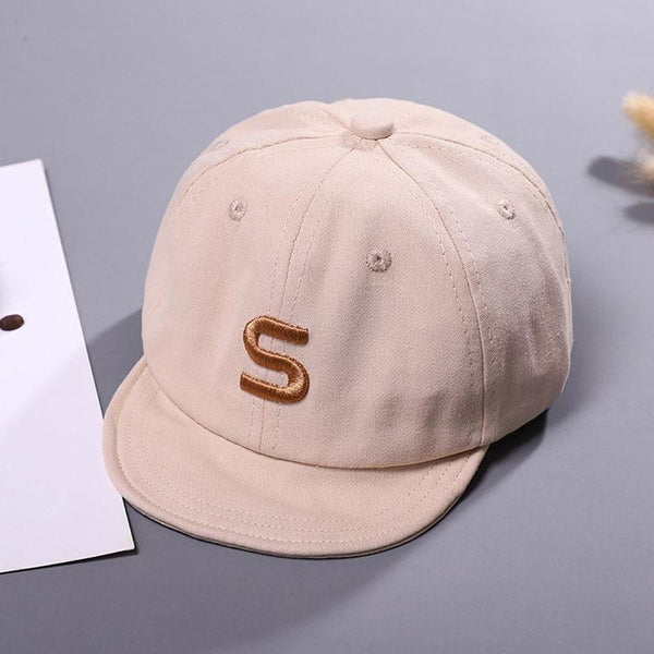 Cotton Baby Adjustable Letter Baseball Caps For Boys & Girl Hats Children Snapback Hip-Hop Sun Hat In Modern Style