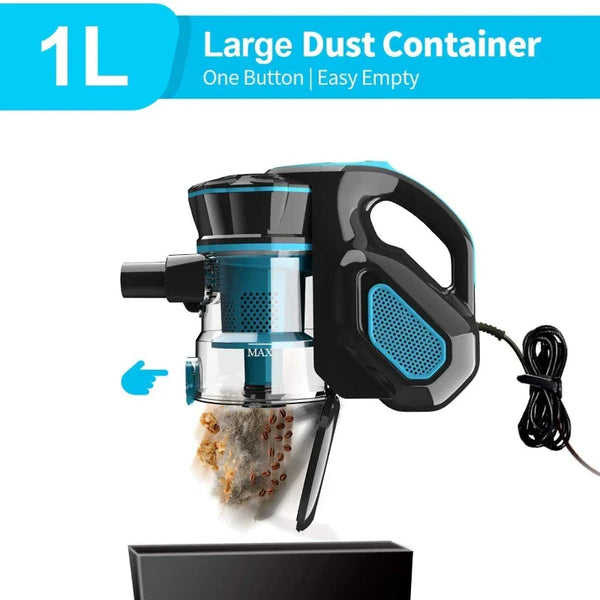 Vacuum Cleaner  18Kpa Powerful Suction 600W Motor Stick Handheld Vaccum Cleaner BLAKHOM
