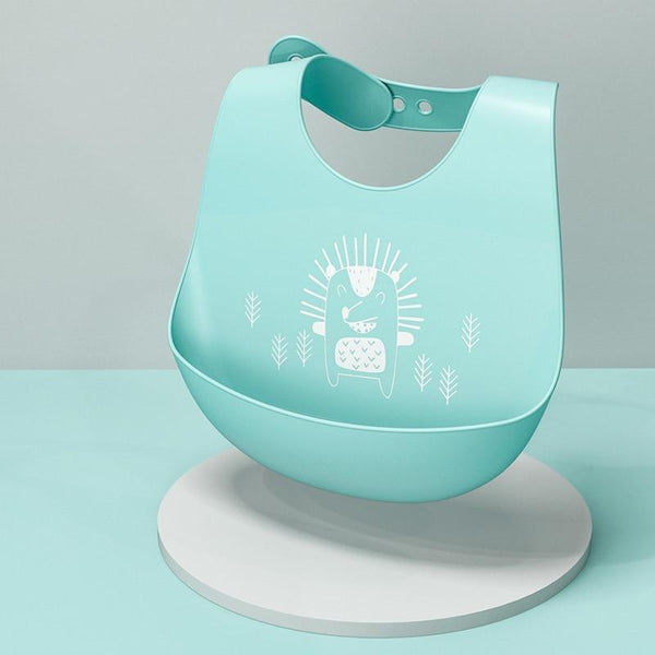 Adjustable Oil-proof  Food Grade Silicone Drool bib Soft And Comfortable Saliva Towel Lunch Baby Bib For Babies and Kids