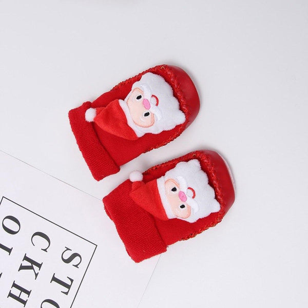 Baby Socks Christmas Newborn For Baby Boys/Girls Christmas Floor Socks Anti-Slip Baby Step Socks For Baby Kids
