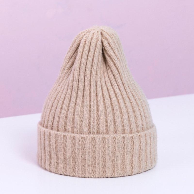 Winter Warm Baby Hat Fur Pompom Knitted Baby Hat Cap Infant Toddler Kids Hat Beanie In Modern Designer Style