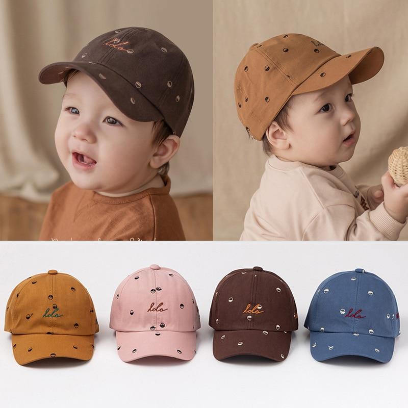 Cute Cotton Baby Hat Cap Kids Boy Adjustable Baseball Hats Children Snapback Hip-Hop Sun Hat
