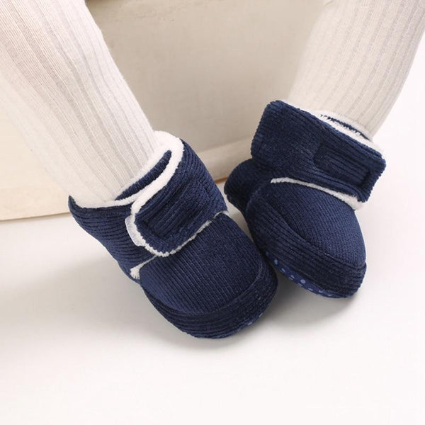 Newborn First Walkers Unisex Cozy Bootie Winter Warm Infant Toddler Crib Soft Autumn Shoes